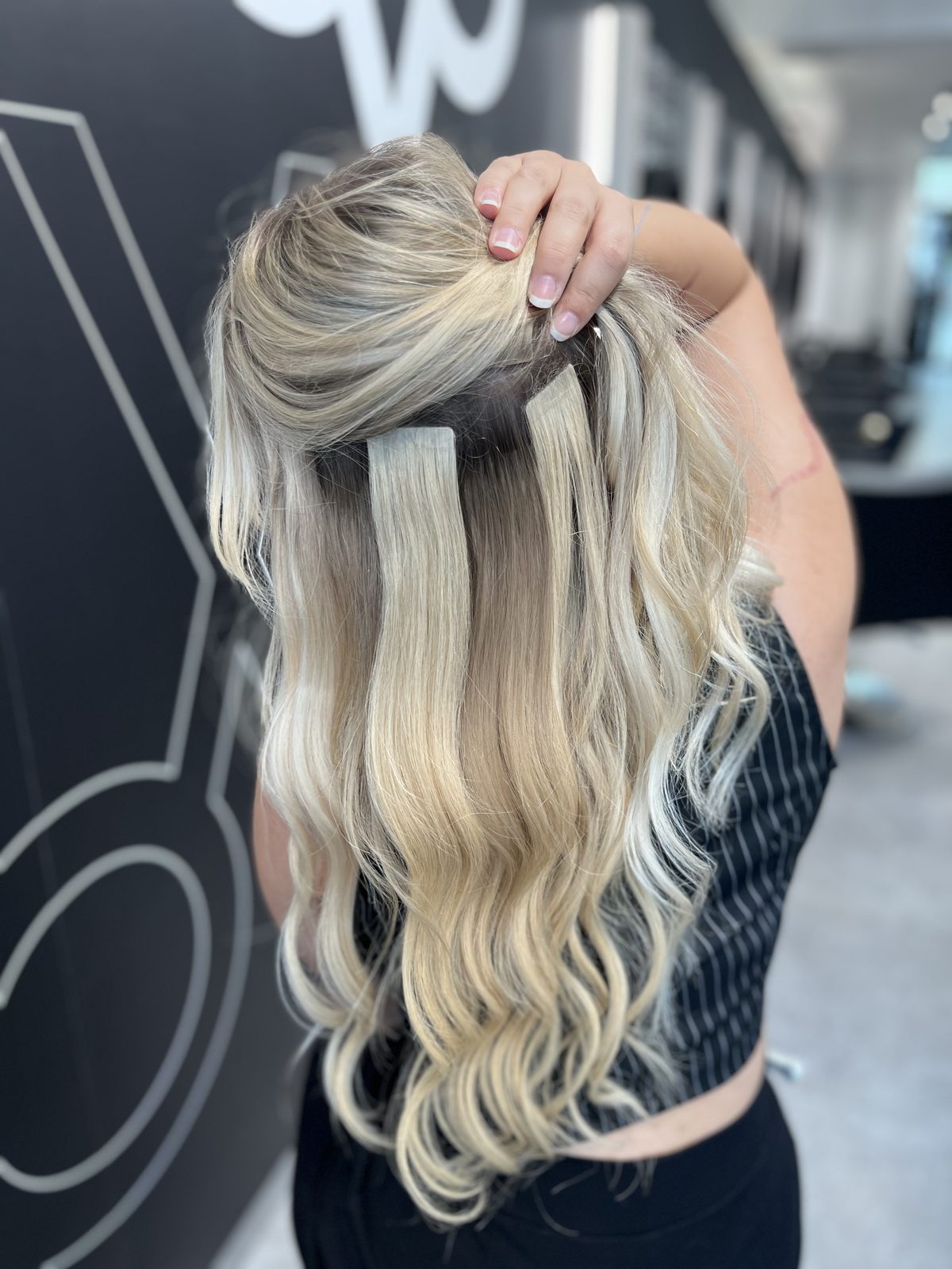 Transformation at HAIRLODGE, extensions and hair thickening